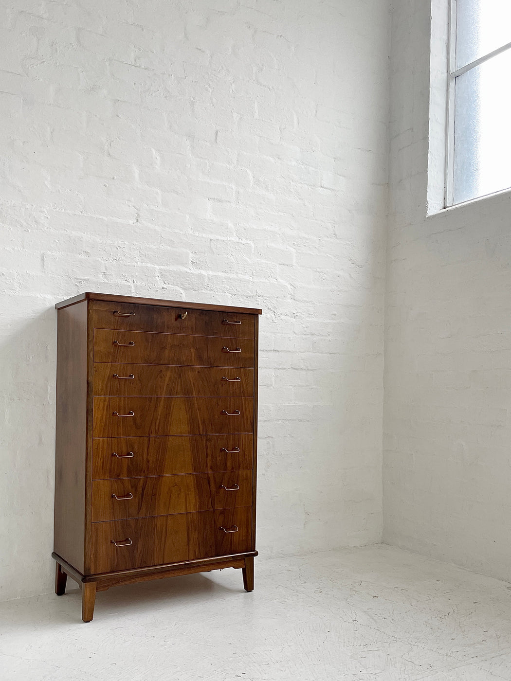 Danish Walnut Chest of Drawers