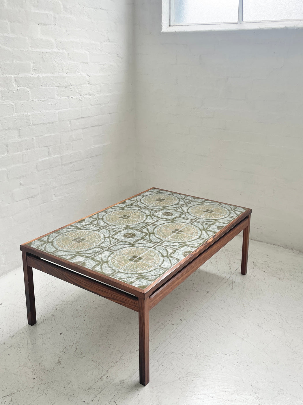 Danish Tile Top Coffee Table