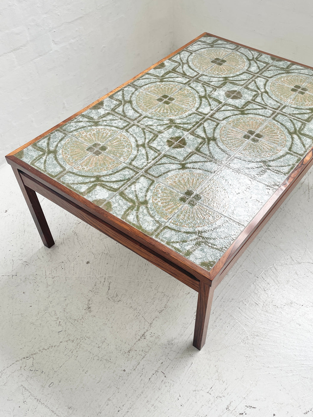 Danish Tile Top Coffee Table
