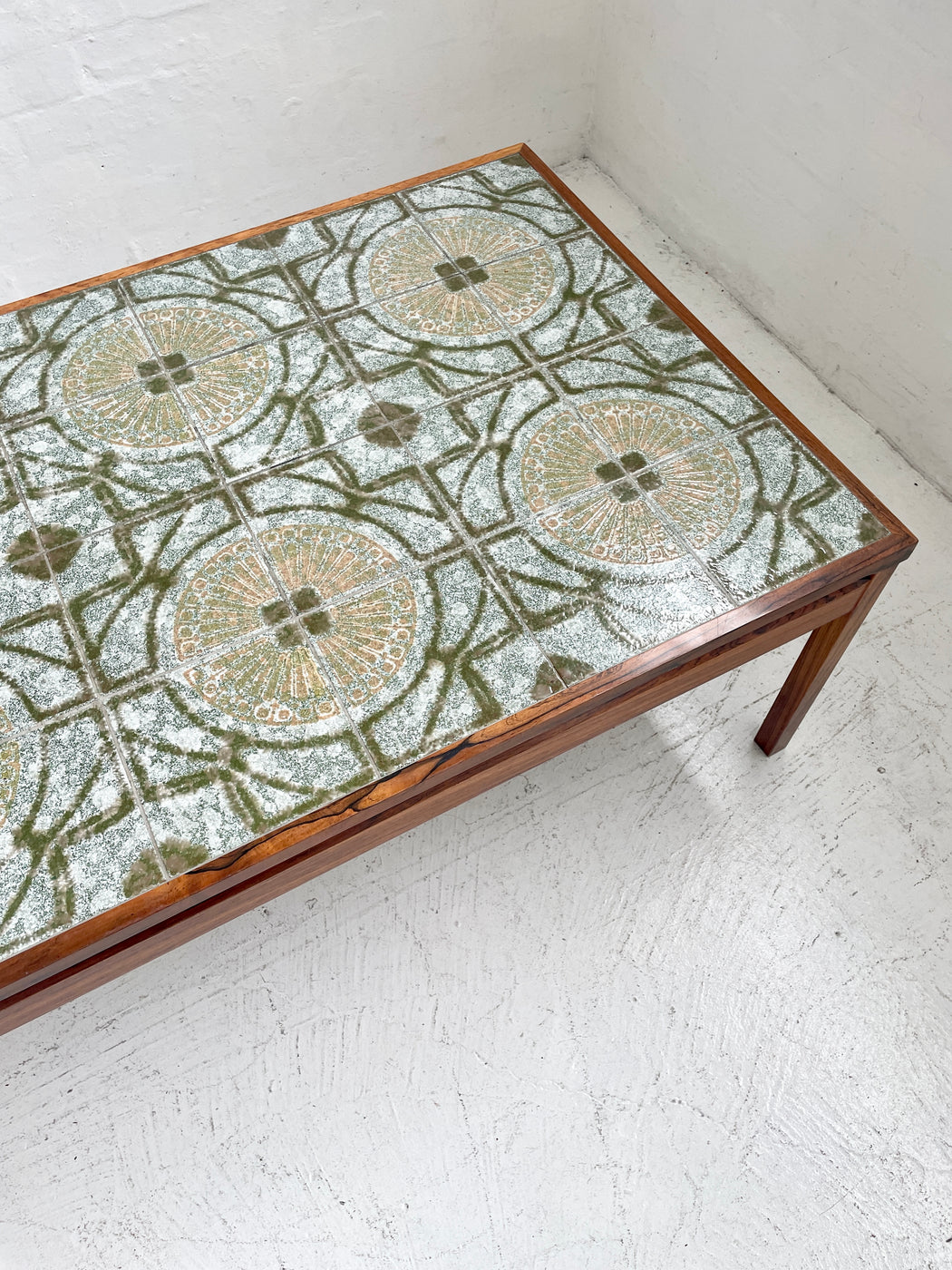 Danish Tile Top Coffee Table