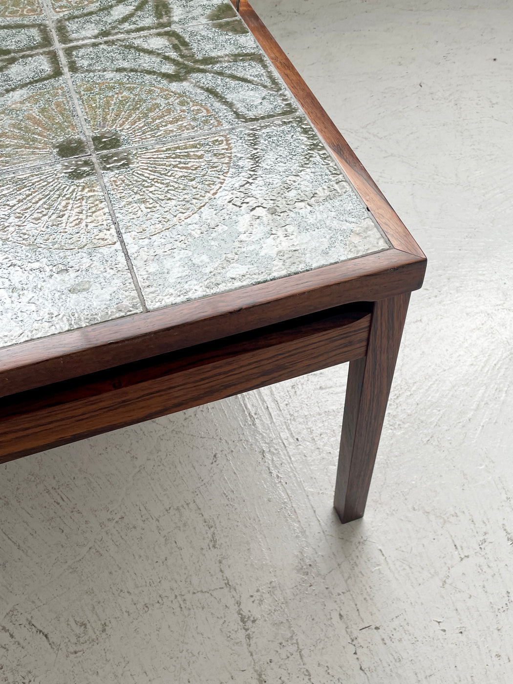 Danish Tile Top Coffee Table