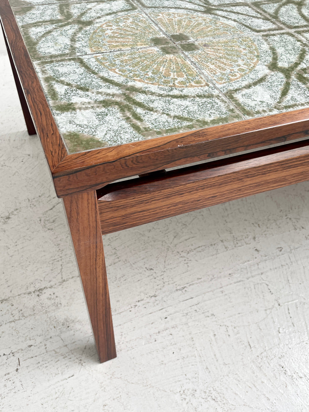Danish Tile Top Coffee Table