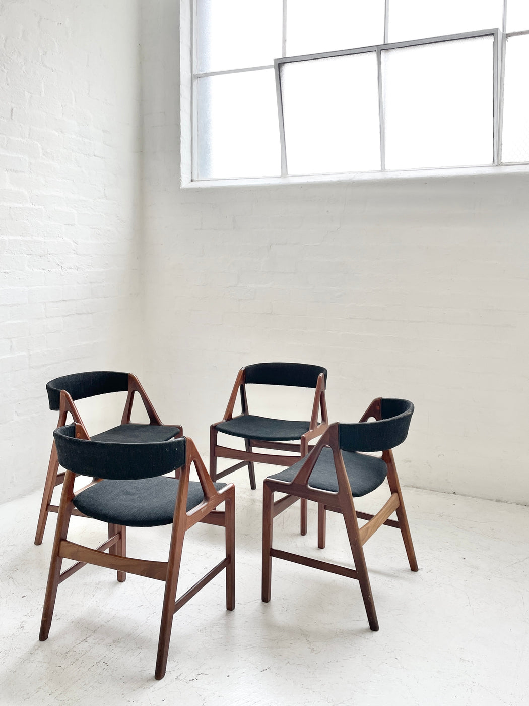 Set of four Henning Kjaernulf ‘Model 72’ Teak Chairs