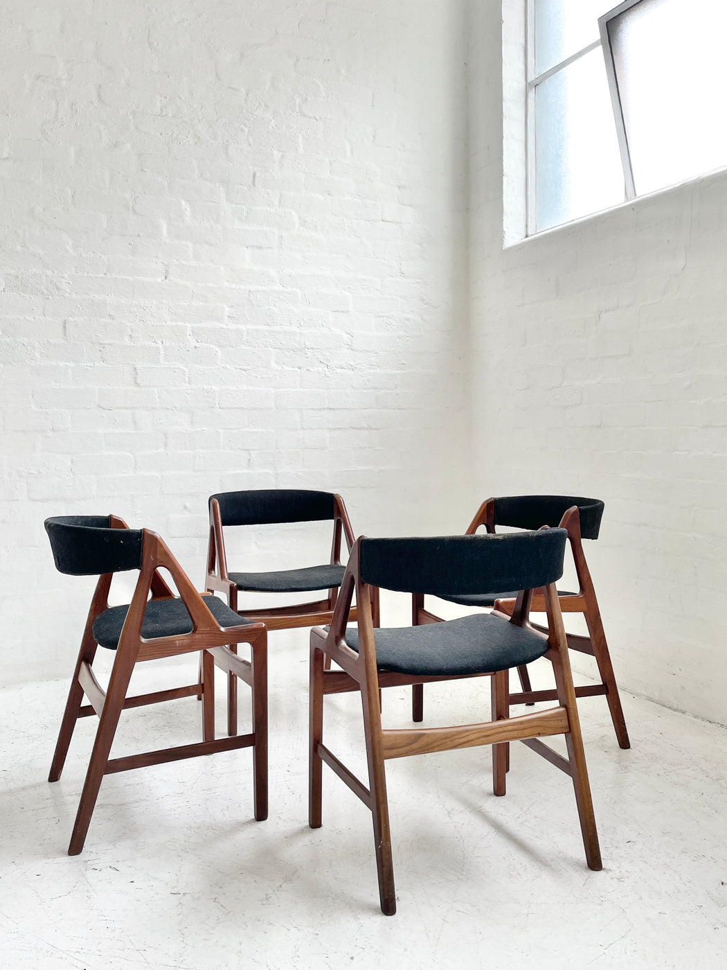 Set of four Henning Kjaernulf ‘Model 72’ Teak Chairs