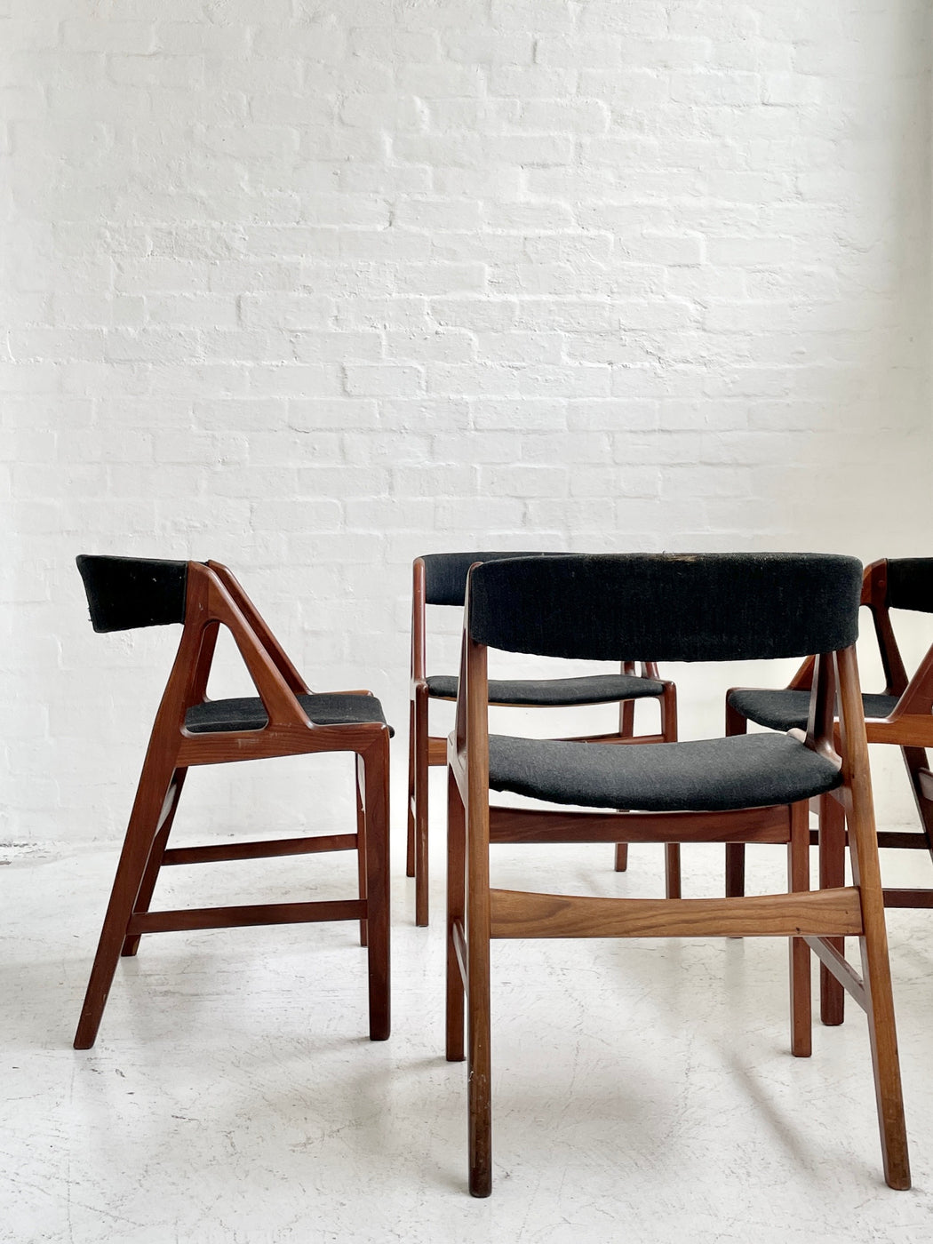 Set of four Henning Kjaernulf ‘Model 72’ Teak Chairs