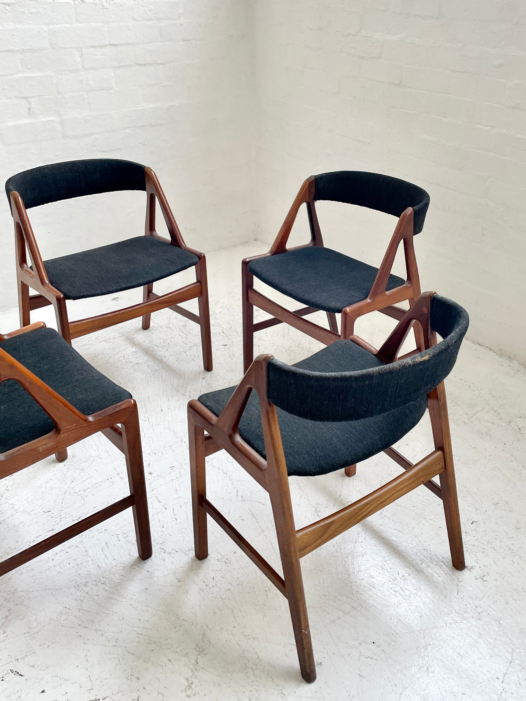 Set of four Henning Kjaernulf ‘Model 72’ Teak Chairs