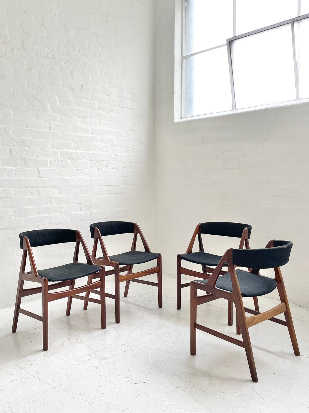 Set of four Henning Kjaernulf ‘Model 72’ Teak Chairs