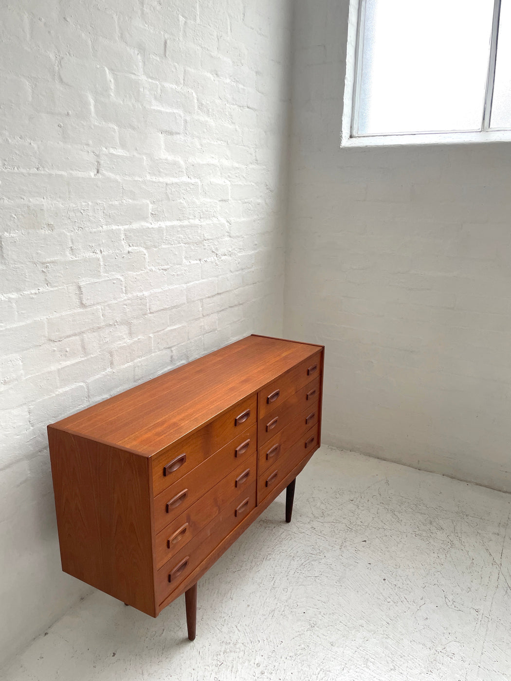 Danish Teak Sideboard Chest of Drawers