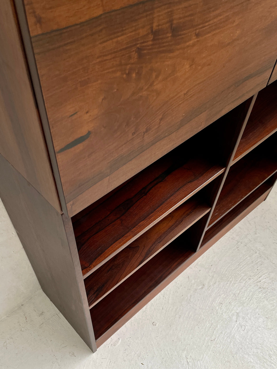 Ib Kofod Larsen Rosewood Wall Unit Bookcase