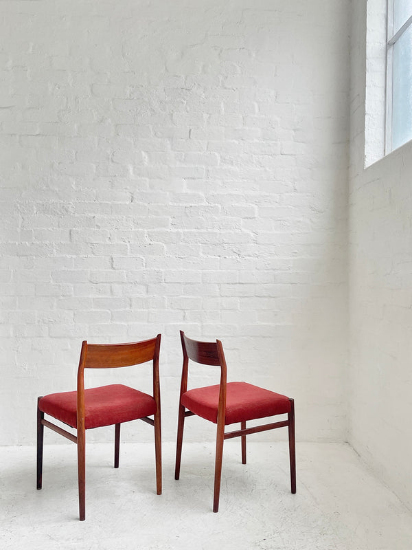 Arne Vodder Rosewood Dining Chairs