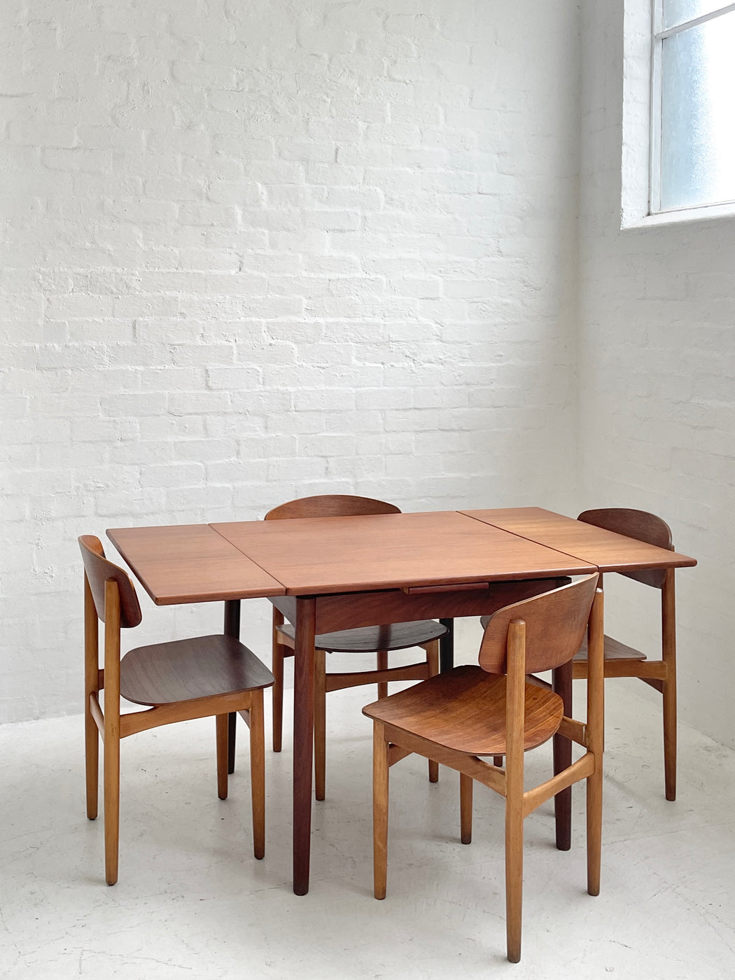 Danish Teak Extension Dining Table