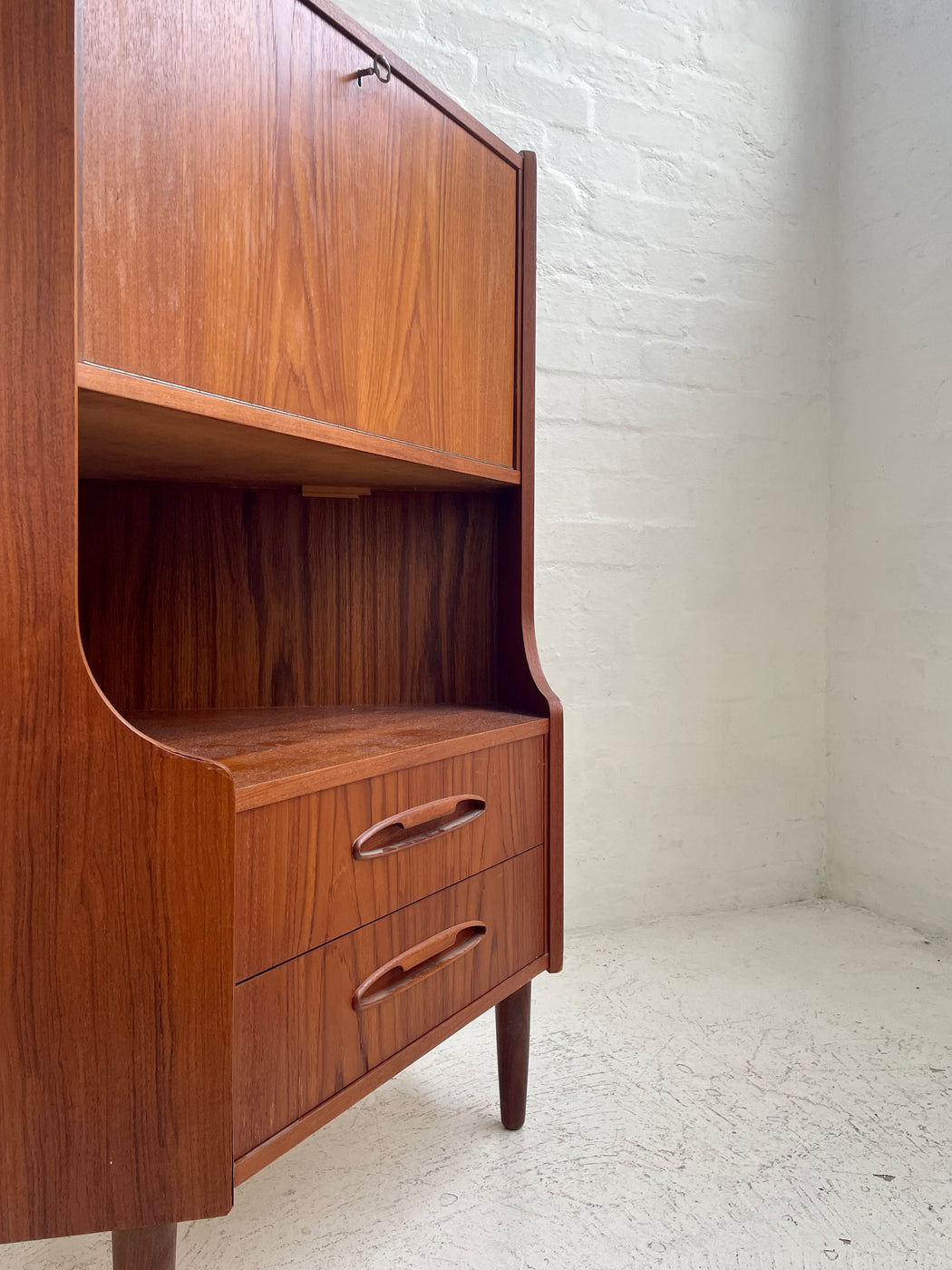 Danish Teak Corner Cabinet