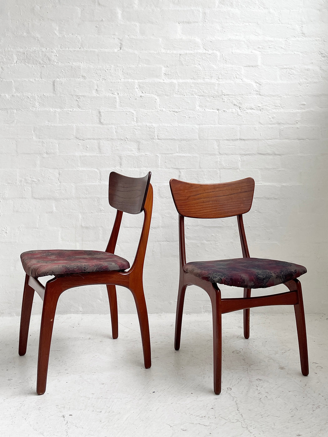 Six Danish Teak Dining Chairs