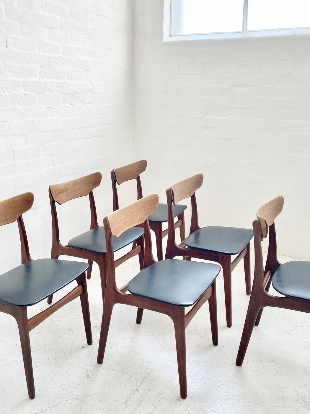 Set of Six Schionning & Elgaard Dining Chairs