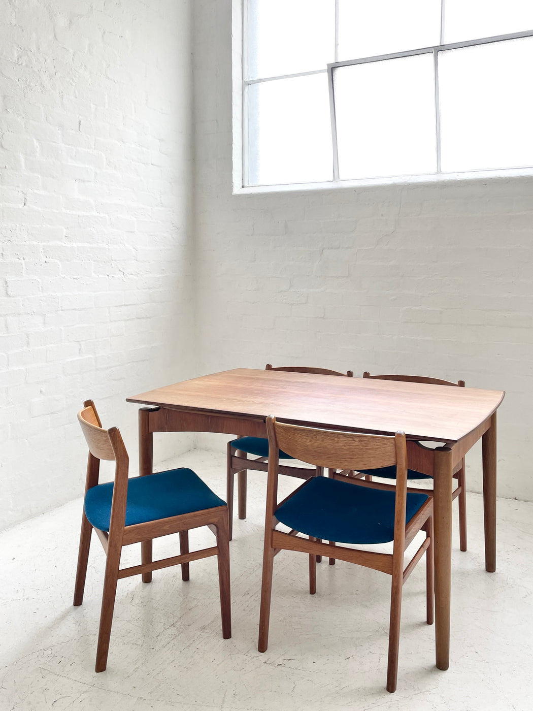 Set of Four Erik Kirkegaard Teak Chairs