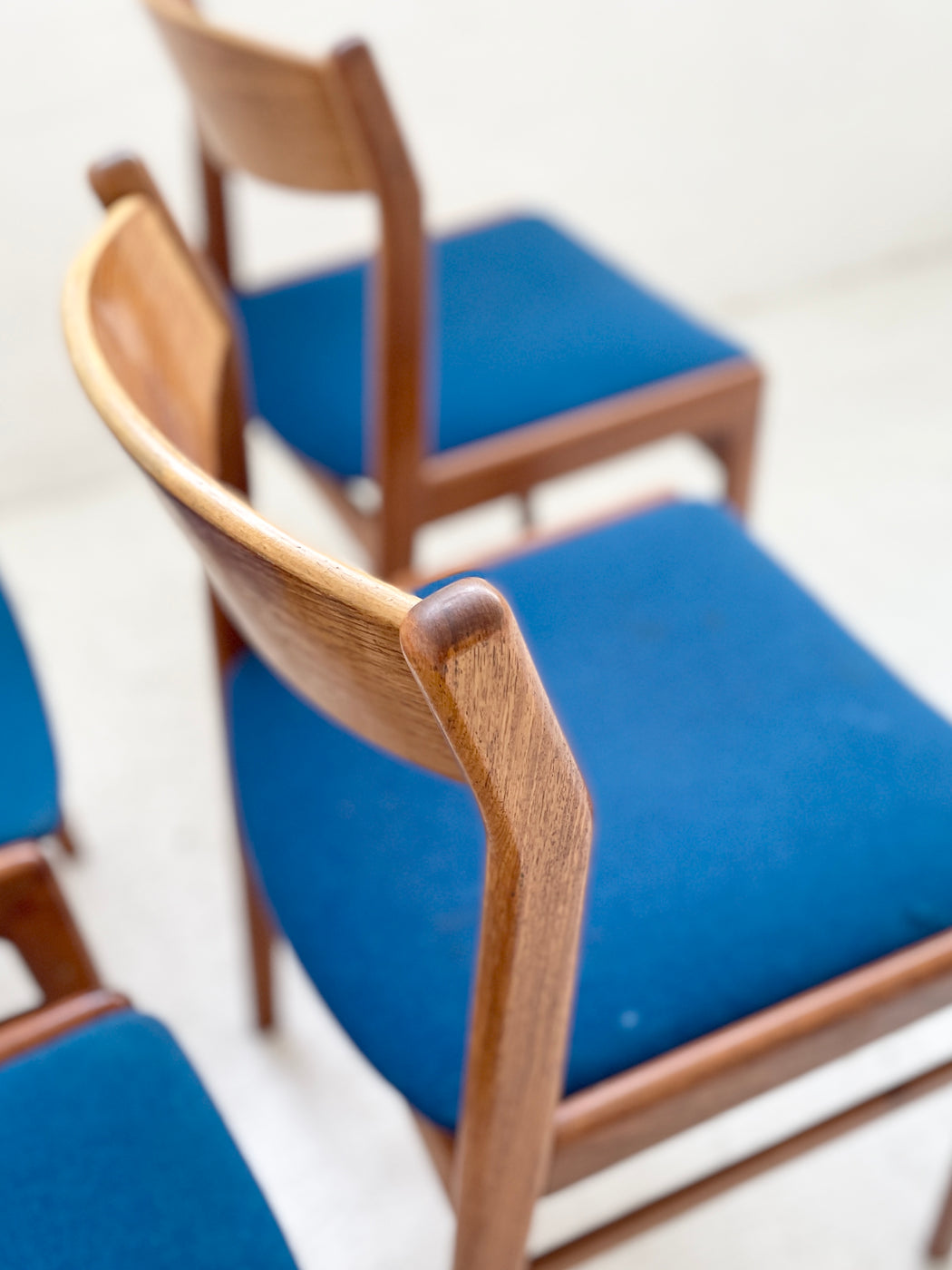 Set of Four Erik Kirkegaard Teak Chairs