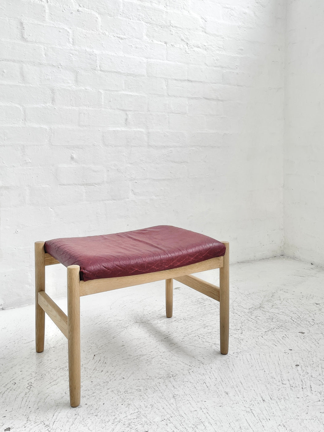 Hugo Frandsen Oak Stool