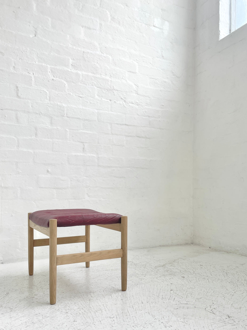 Hugo Frandsen Oak Stool