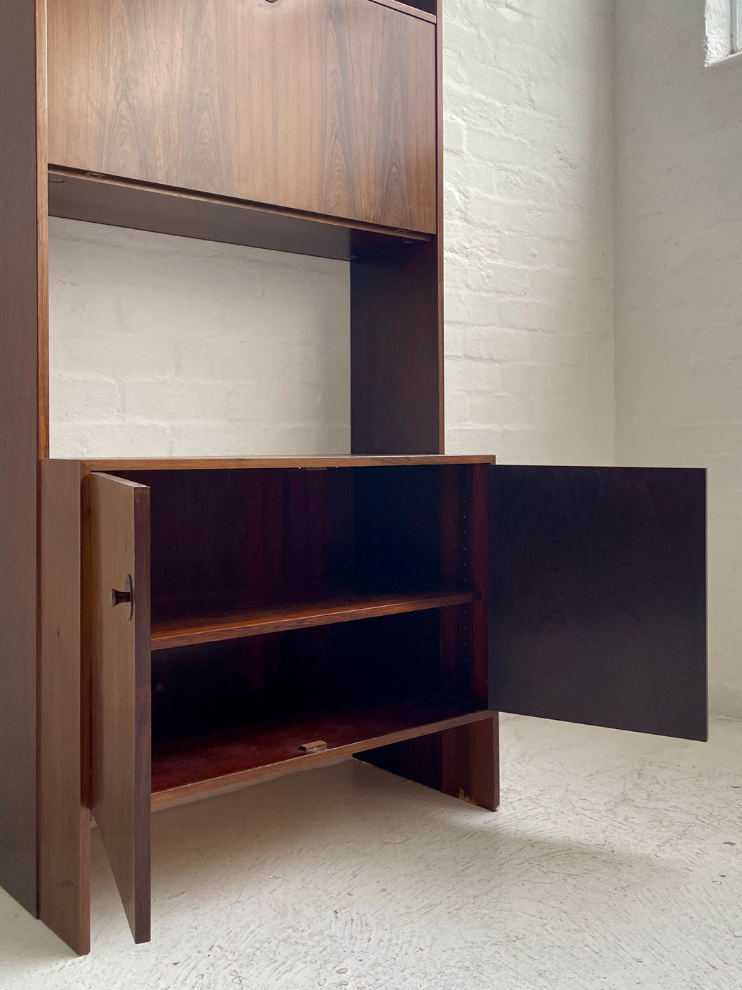 Danish Rosewood Wall Unit