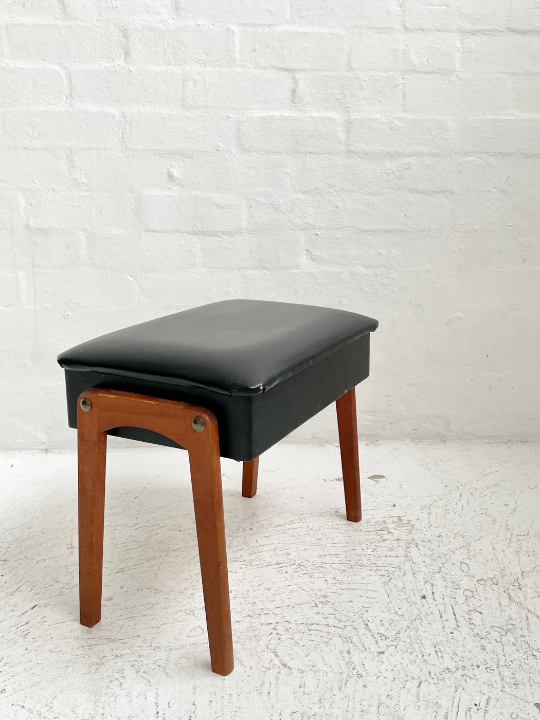 Danish Teak Stool/Storage Box
