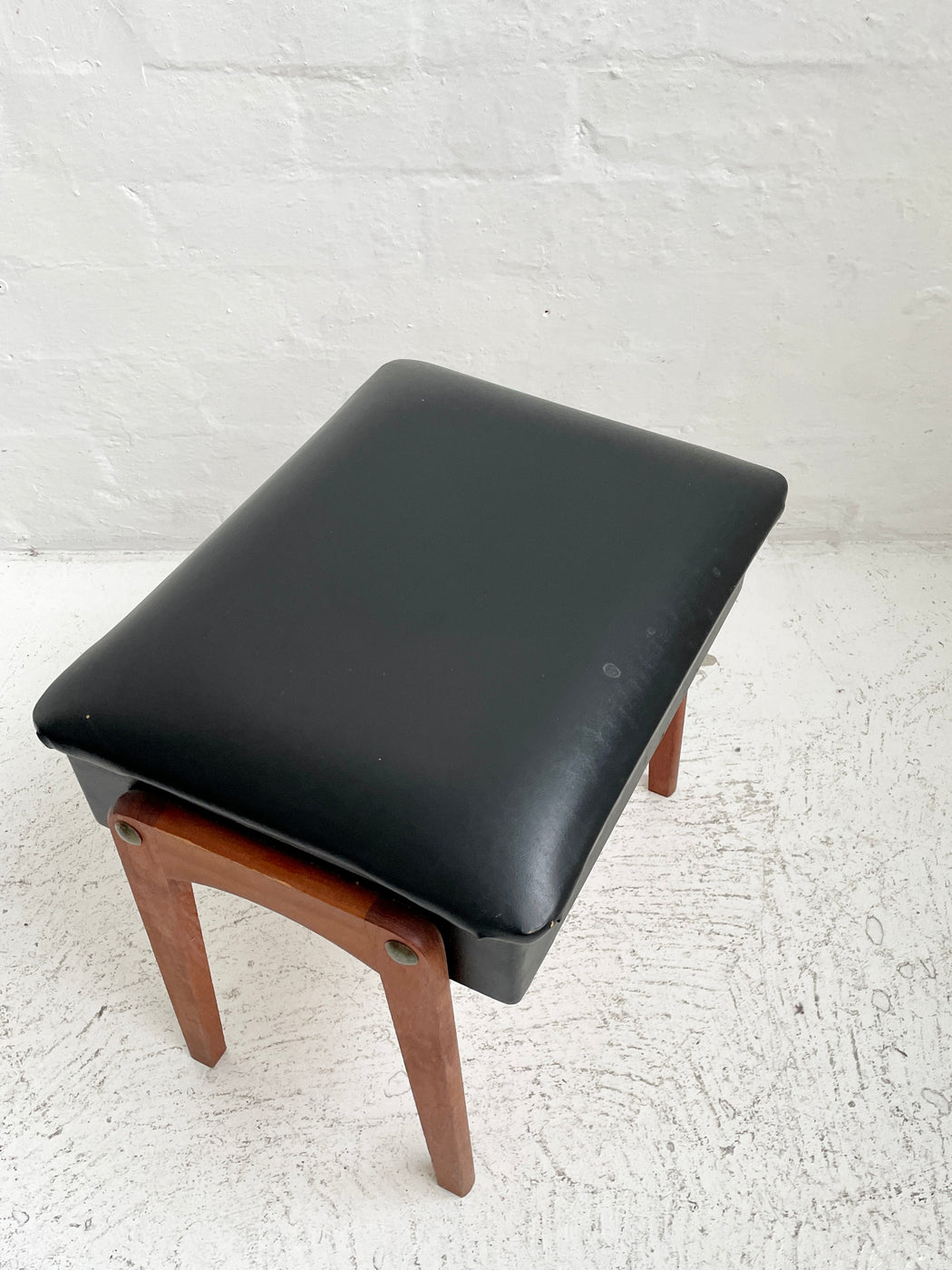 Danish Teak Stool/Storage Box