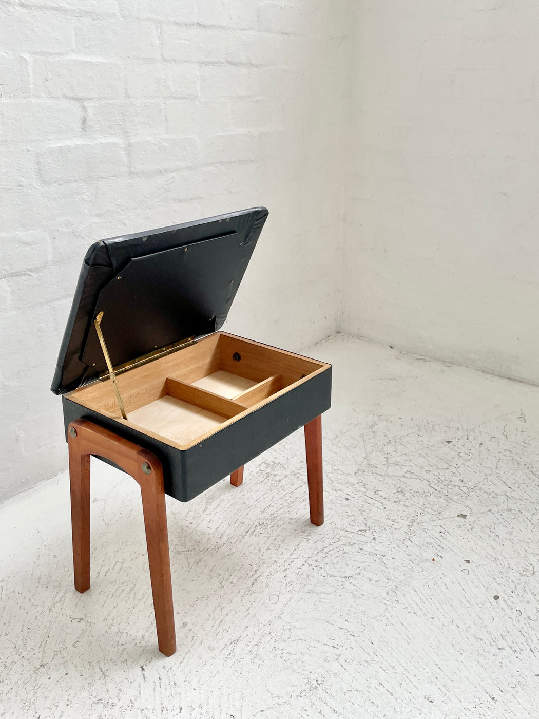 Danish Teak Stool/Storage Box