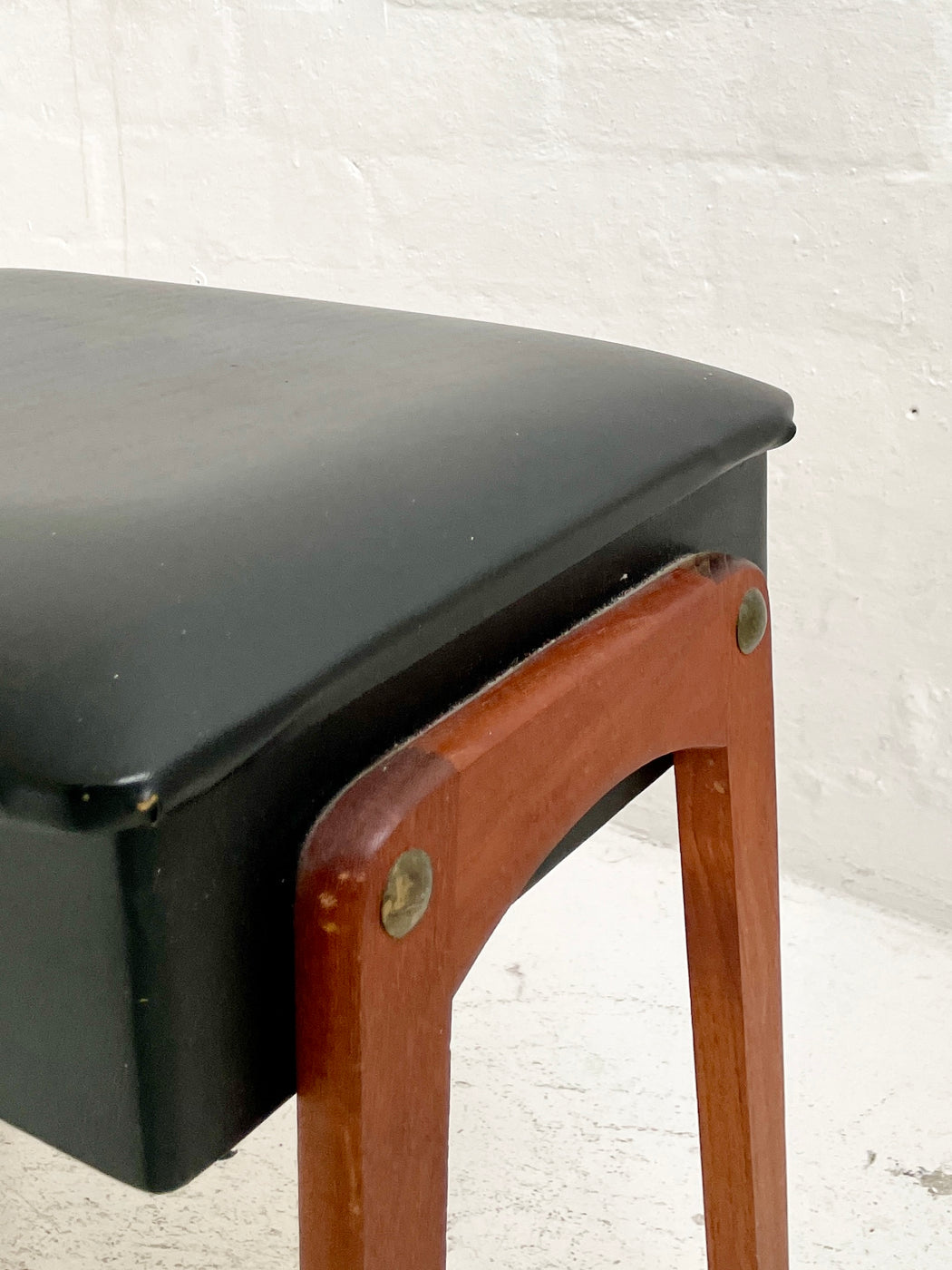 Danish Teak Stool/Storage Box