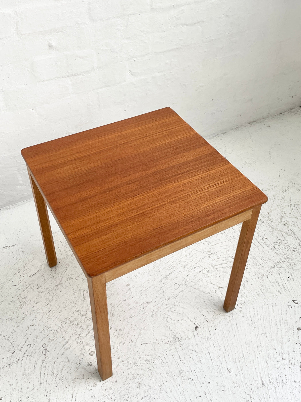 Danish Teak & Oak Side Table