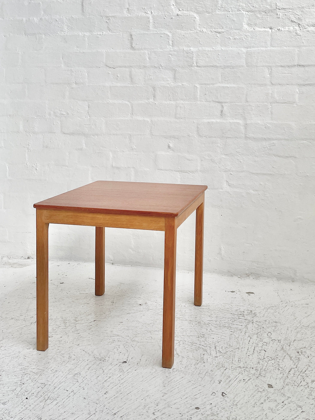 Danish Teak & Oak Side Table