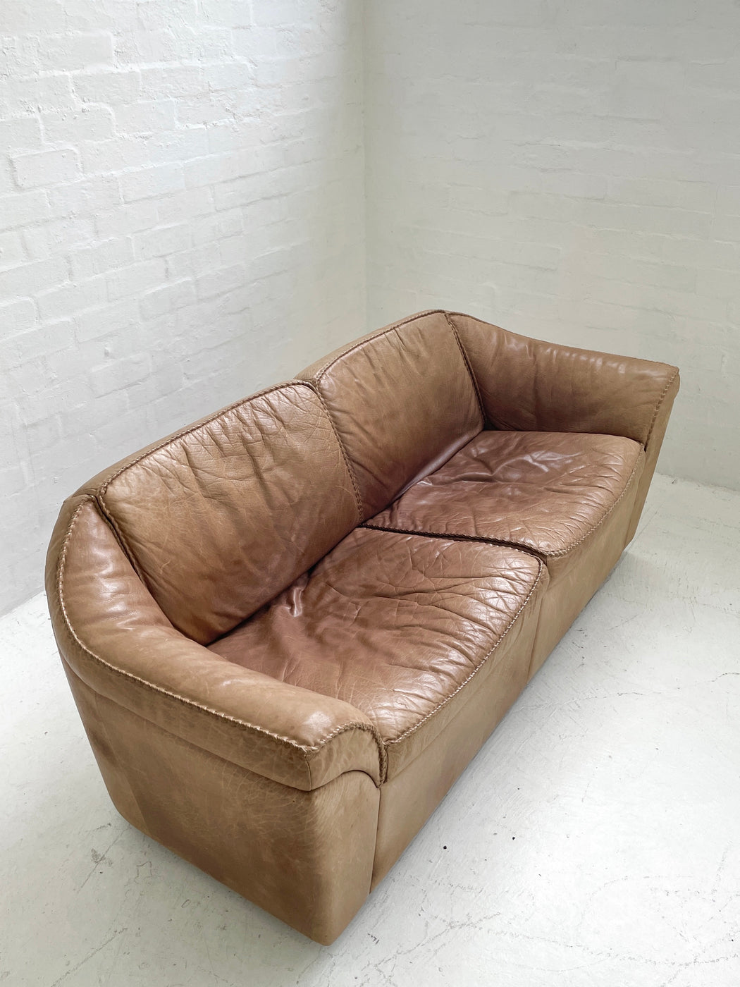 Danish Leather Sofa by Berg Møbler