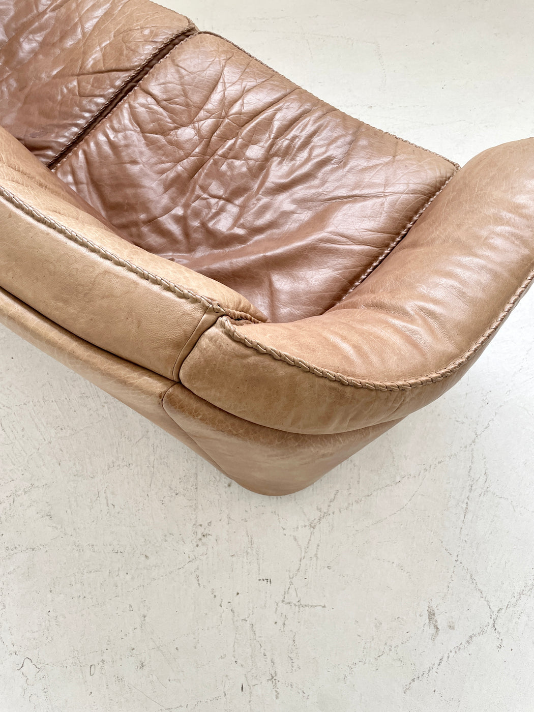 Danish Leather Sofa by Berg Møbler