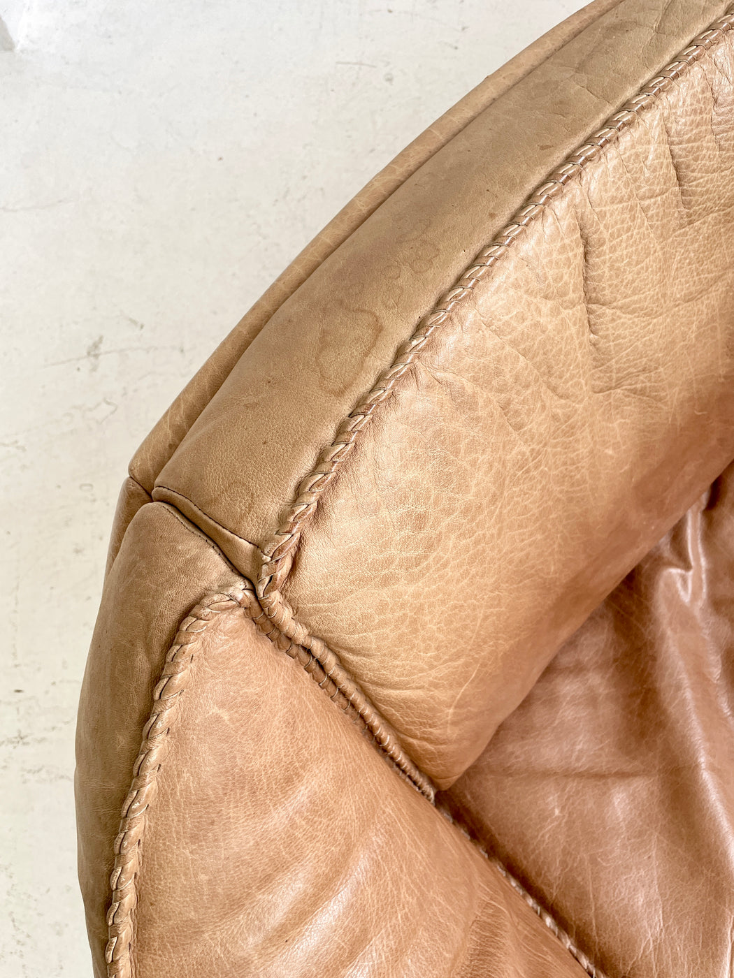 Danish Leather Sofa by Berg Møbler