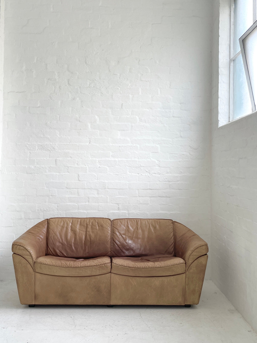 Danish Leather Sofa by Berg Møbler