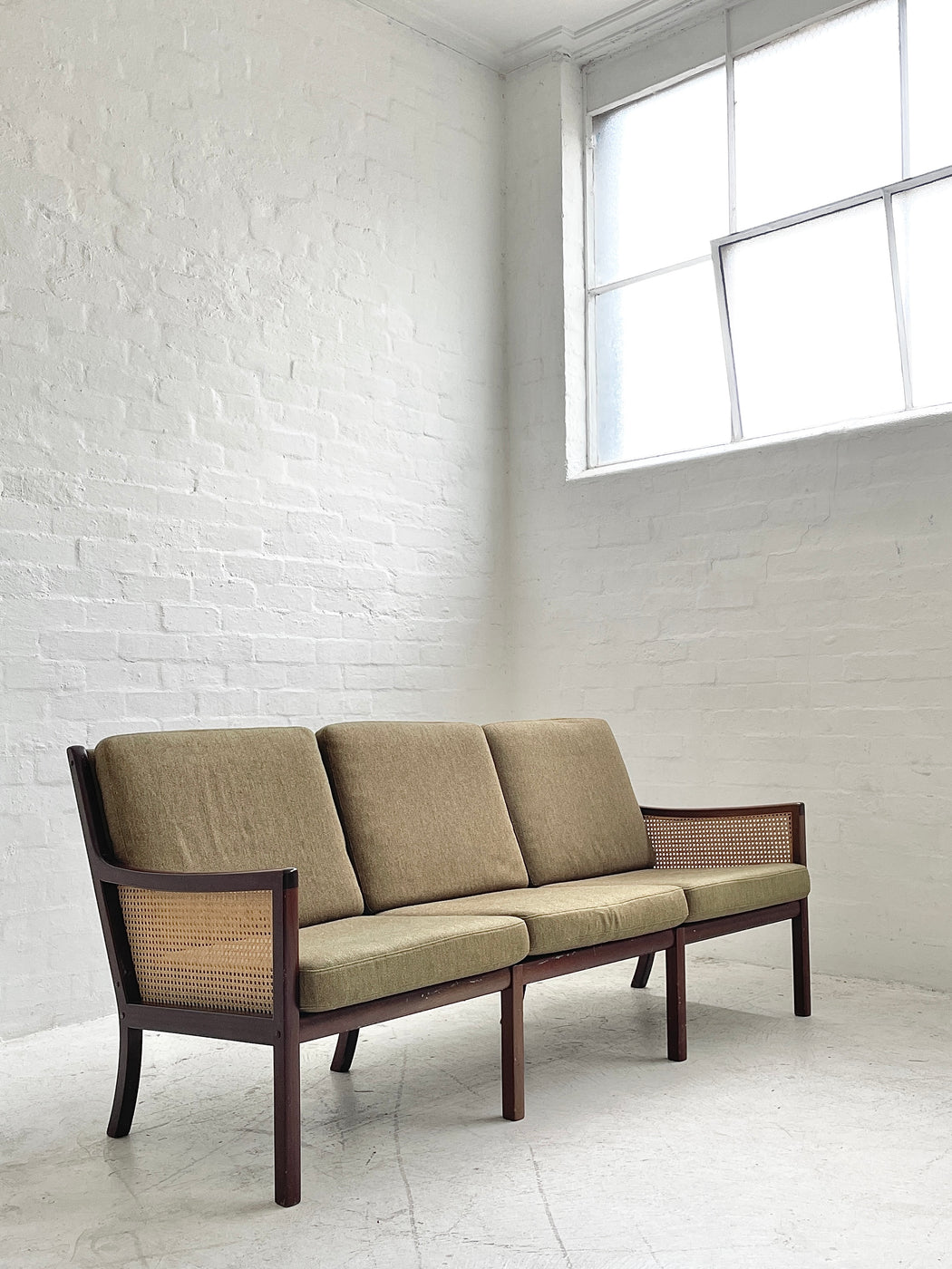 Ole Wanscher Mahogany Sofa