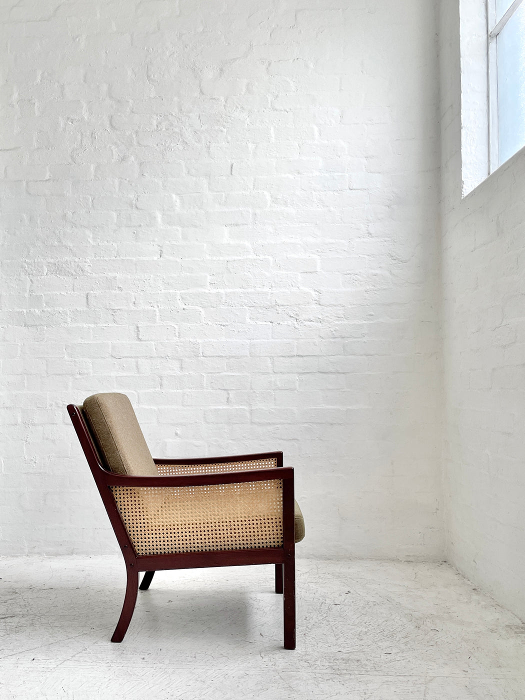 Ole Wanscher Mahogany Lounge Chair