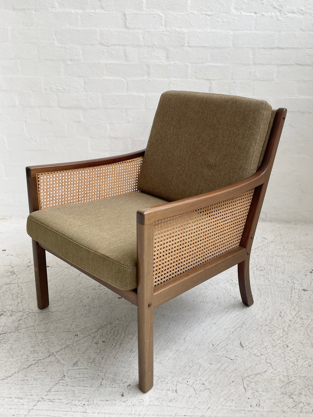 Ole Wanscher Mahogany Lounge Chair
