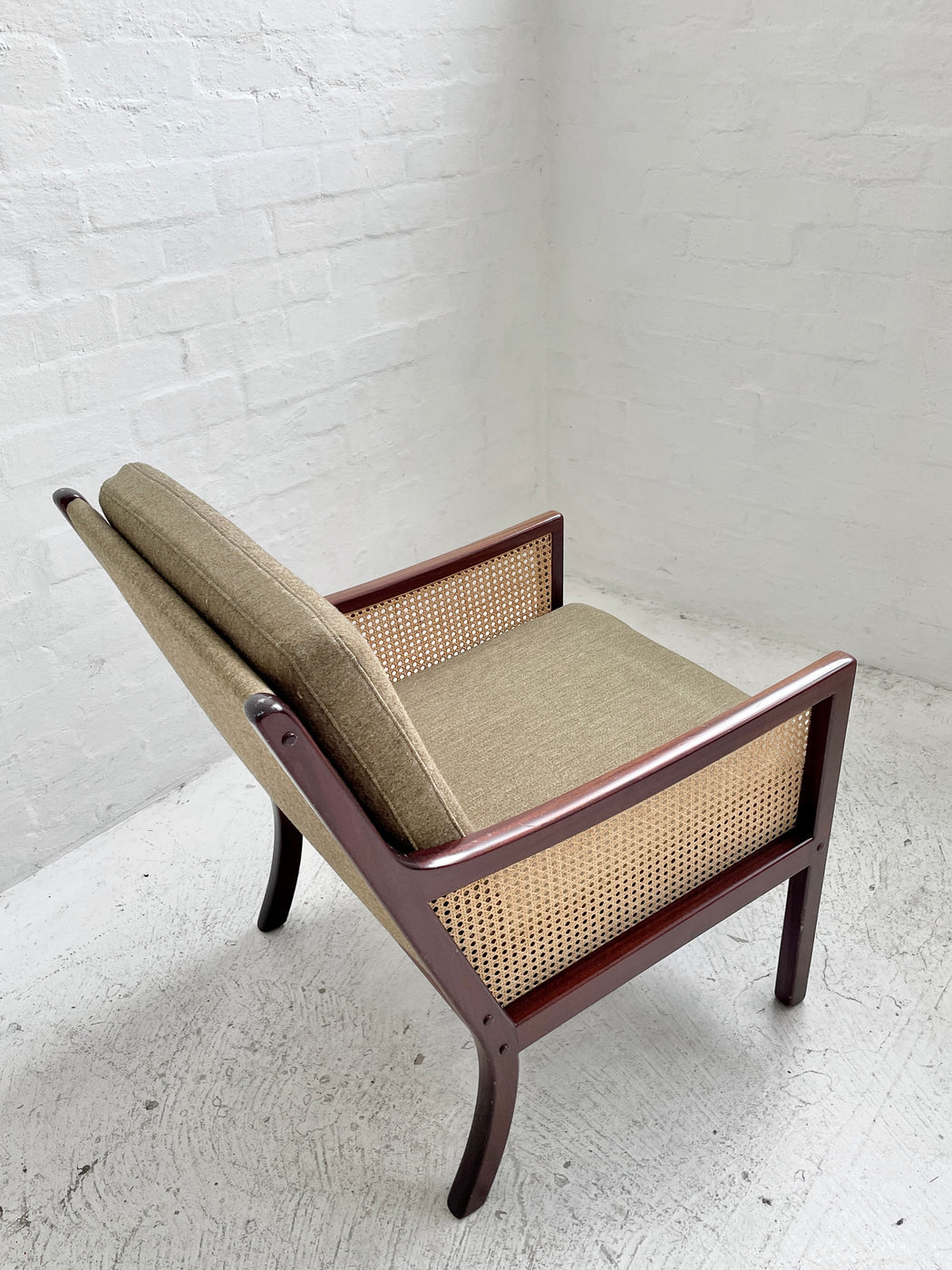 Ole Wanscher Mahogany Lounge Chair