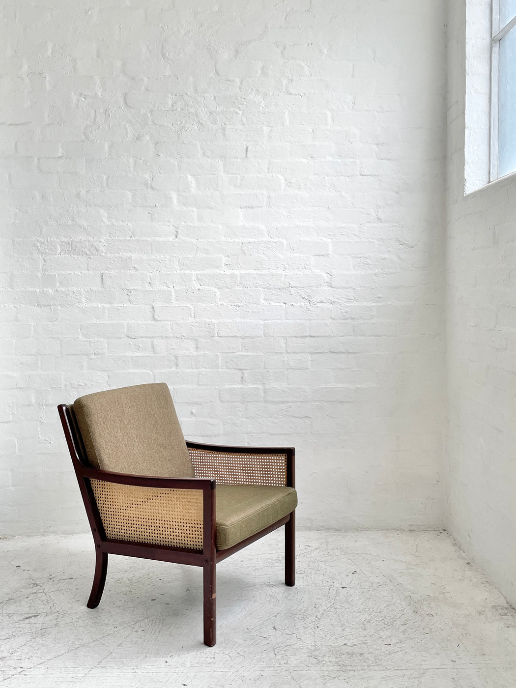 Ole Wanscher Mahogany Lounge Chair