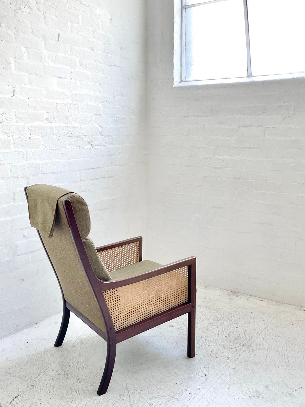 Ole Wanscher Mahogany Lounge Chair