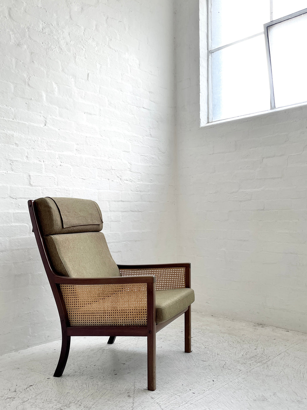 Ole Wanscher Mahogany Lounge Chair