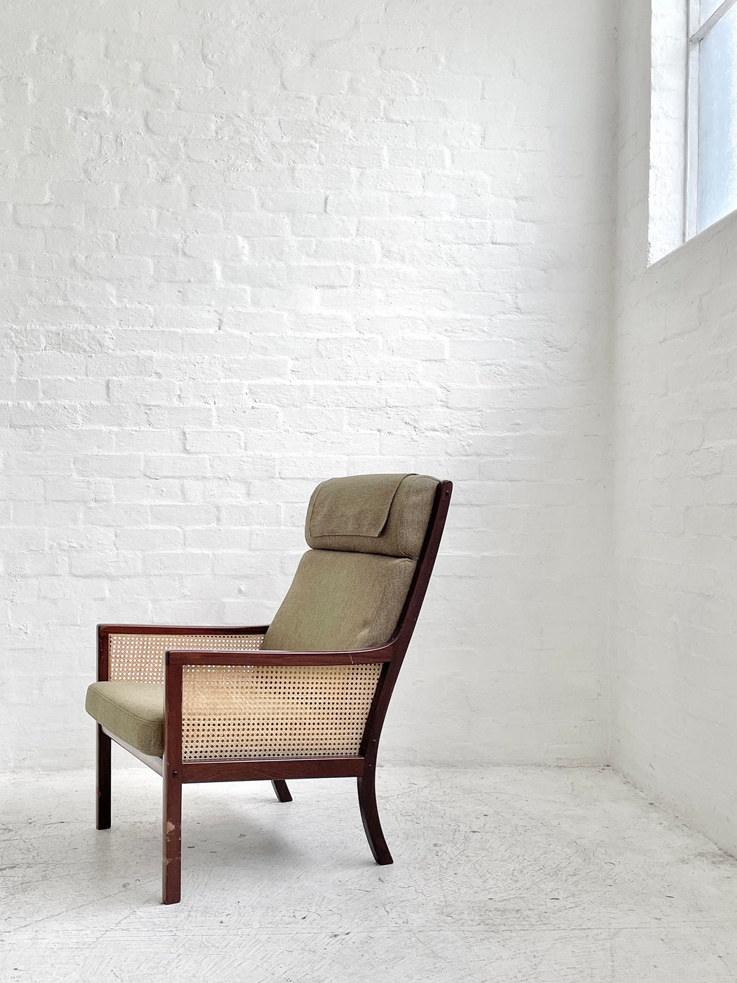 Ole Wanscher Mahogany Lounge Chair
