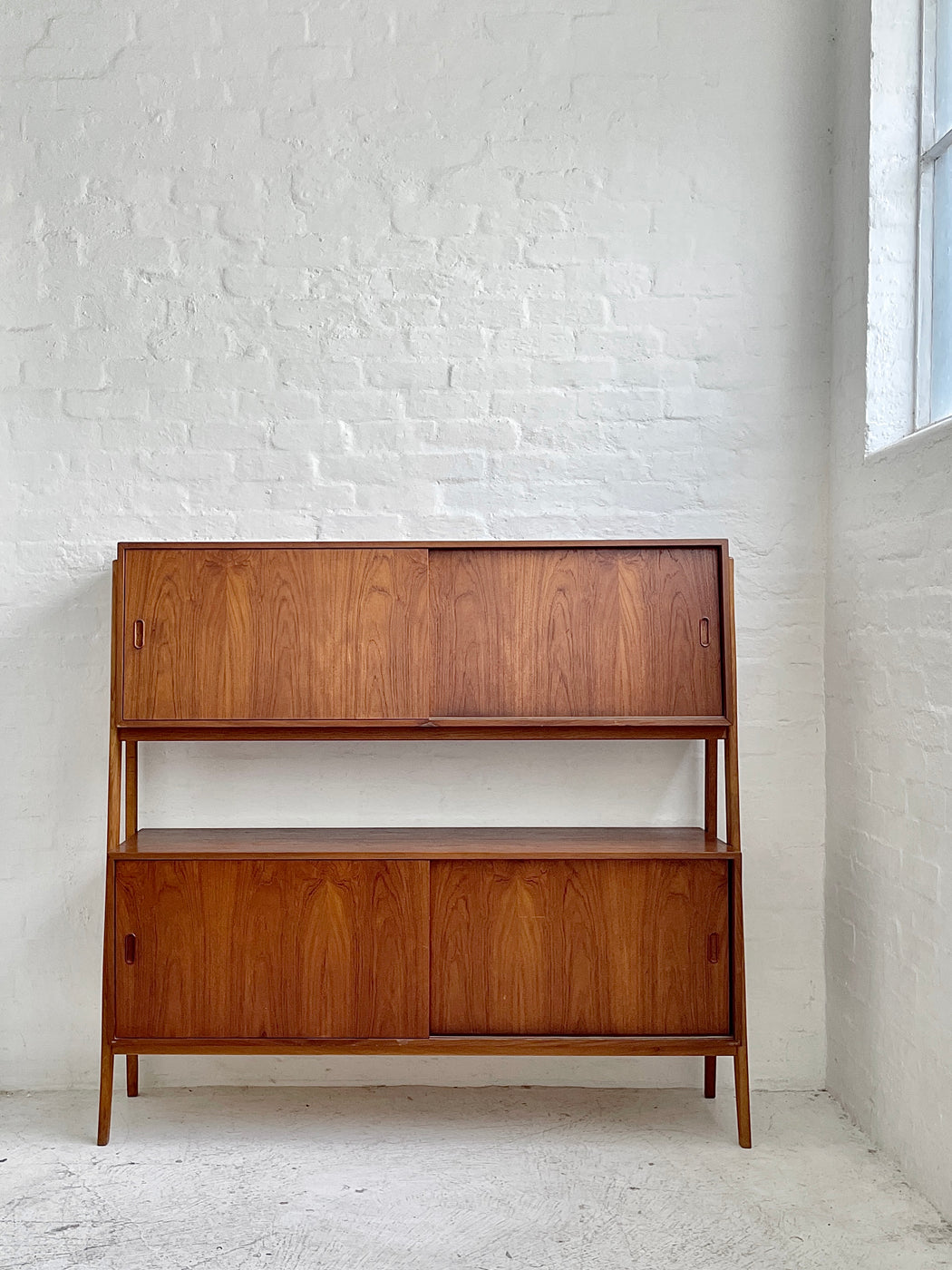 Danish Two-Tiered Sideboard
