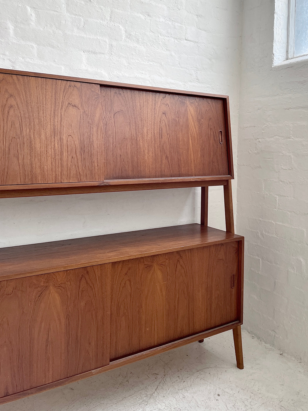 Danish Two-Tiered Sideboard