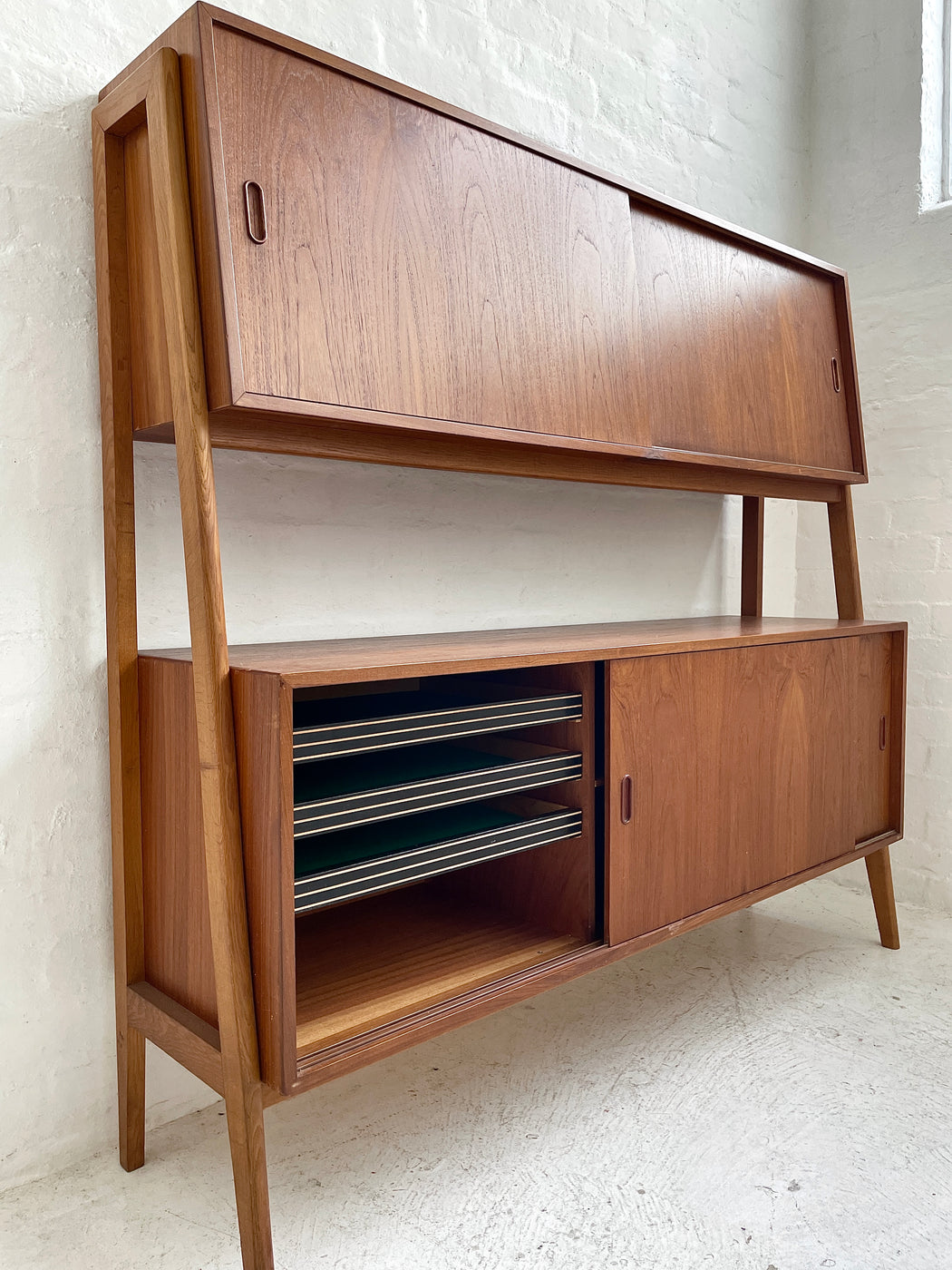 Danish Two-Tiered Sideboard