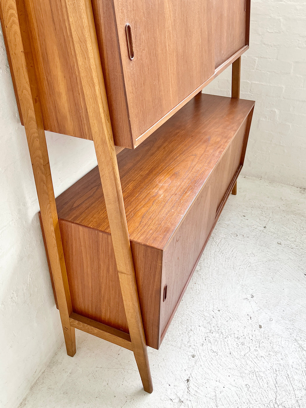 Danish Two-Tiered Sideboard