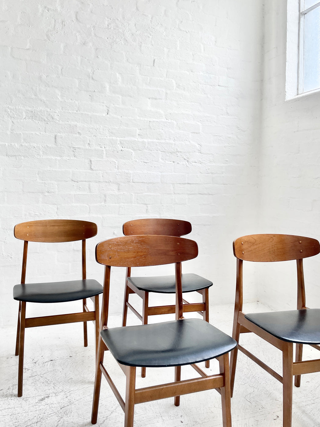 Set of Four Sax Dining Chairs