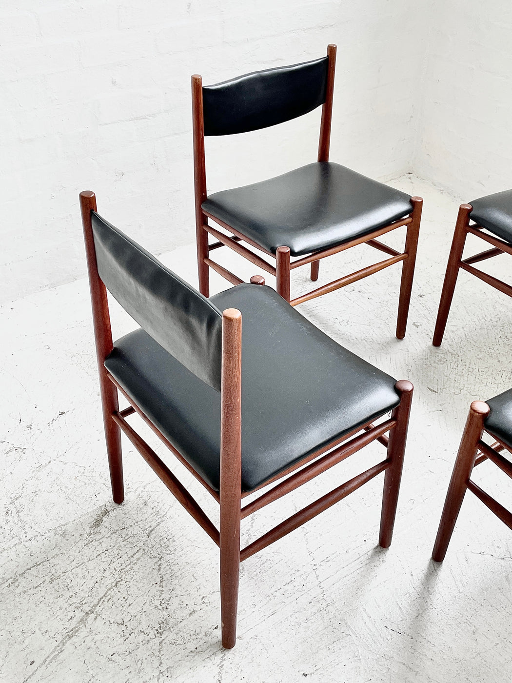 Set of 4 Danish Teak Dining Chairs