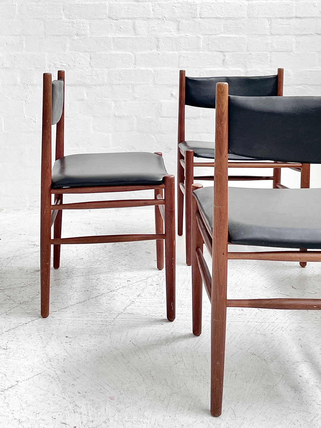 Set of 4 Danish Teak Dining Chairs