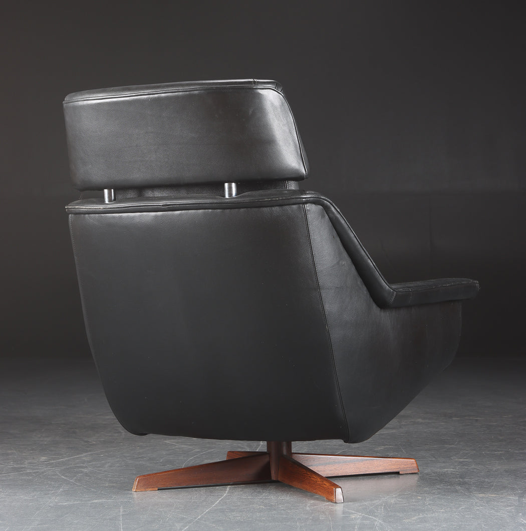 Danish Leather Lounge Chair