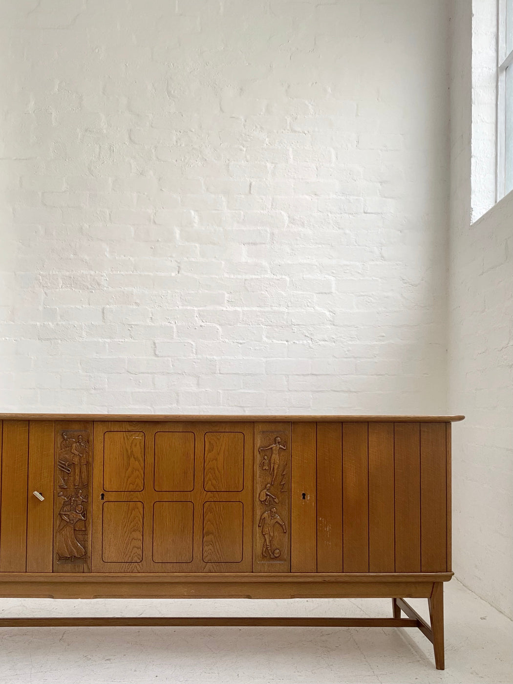 1940s Danish Oak Sideboard